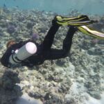 Sidemount Tauchen mit einer Flasche